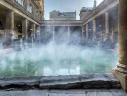 Packed with different minerals, the temperature of the springs is 46° C Packed with different minerals, the temperature of the springs is 46° C.